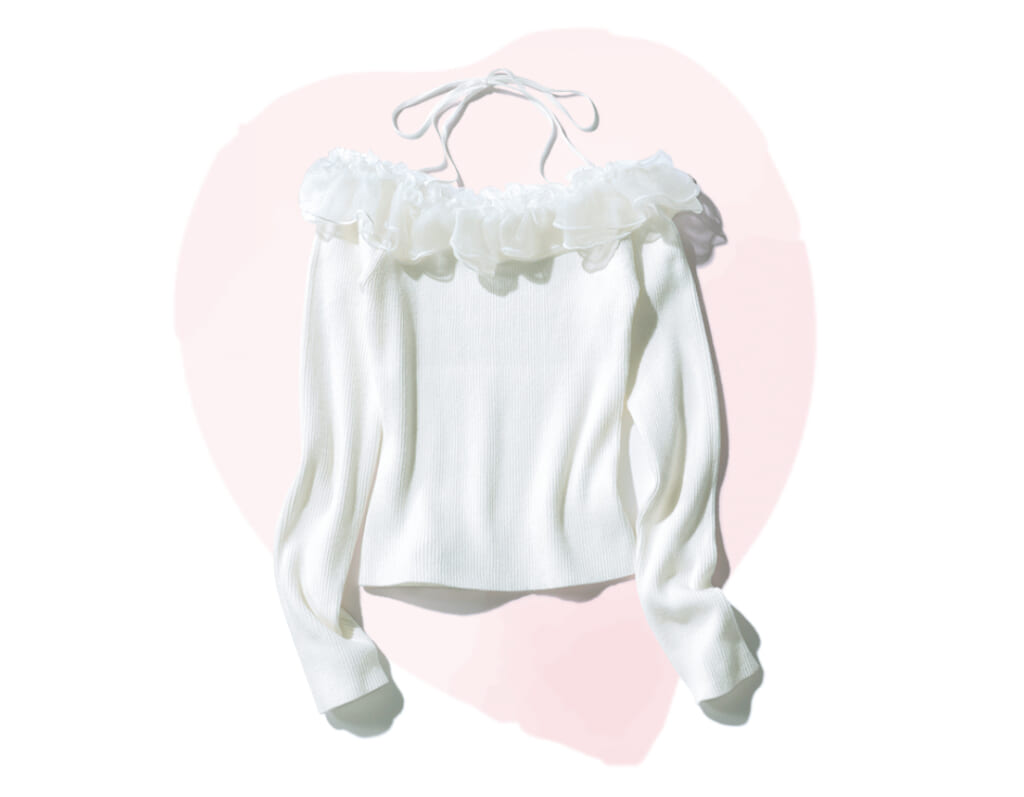 出口夏希デニム×花びらトップスアイテムカット4-3