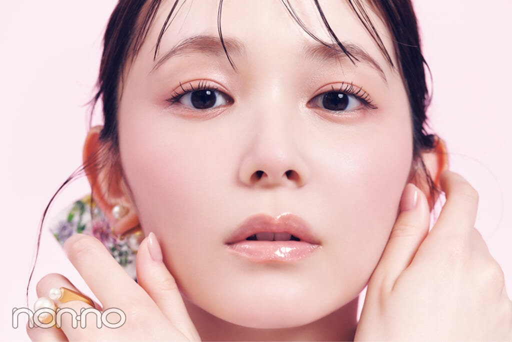 ディオール アディクト リップ マキシマイザー 111を付けた久間田琳加メイク