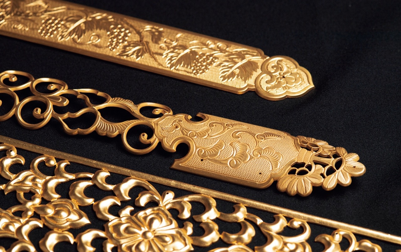 錺金具の完成品
