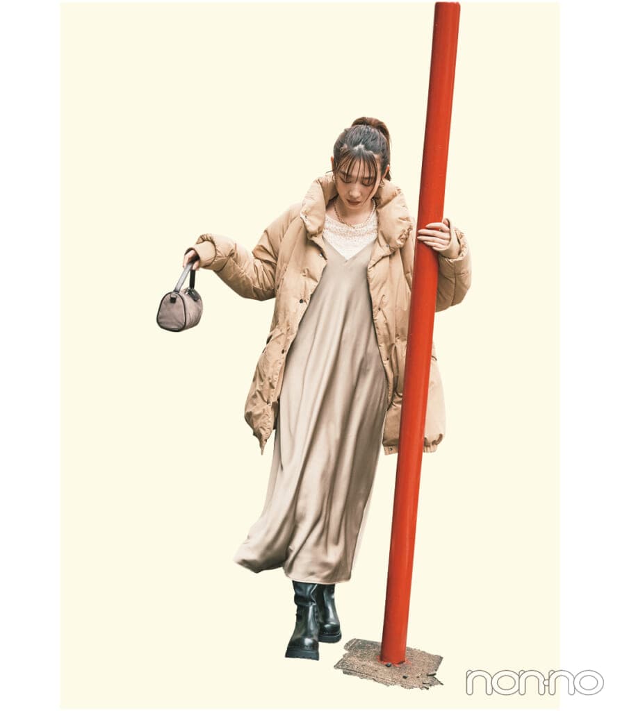 岡本夏美のジモ着にならないダウンモデルカット8