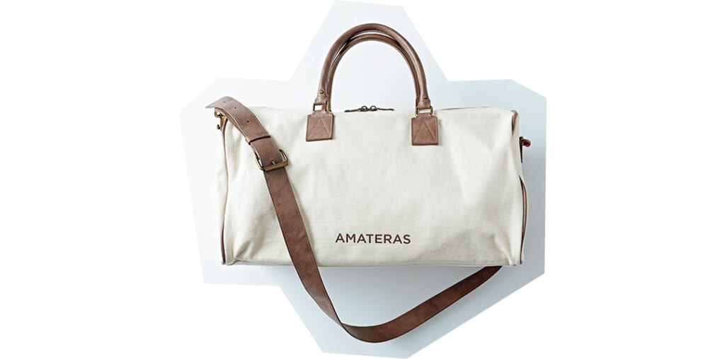 機内持ち込みバッグにおすすめのAMATERASのボストンバッグ
