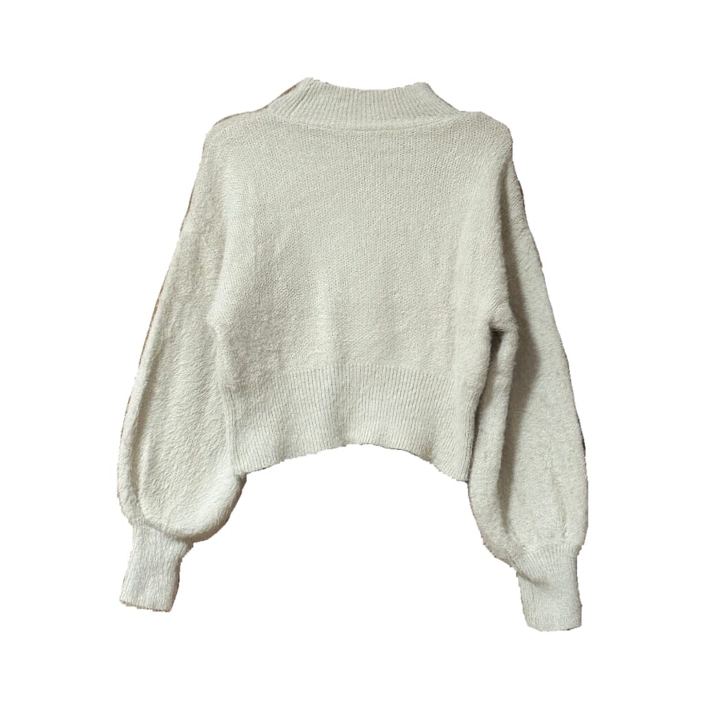 ベージュニット