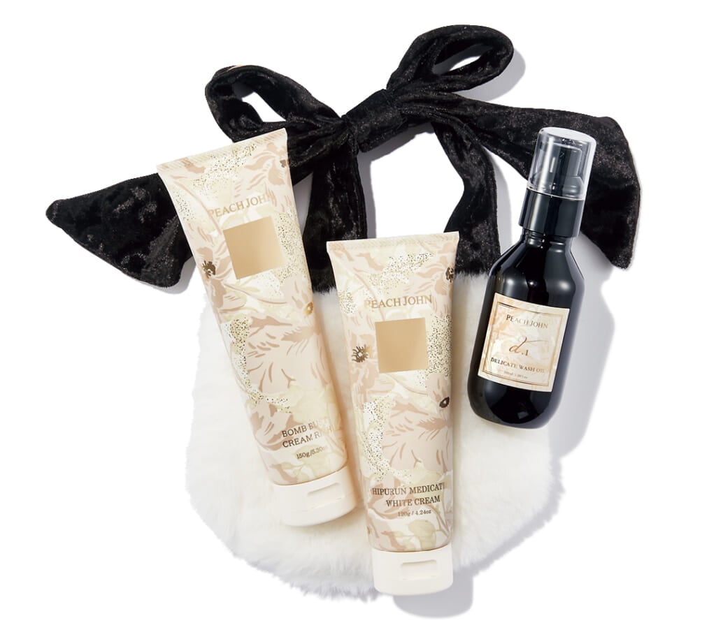 PEACH JOHN BEAUTY【ピーチ・ジョン ビューティ】バスト&ヒップ&デリケートケアセット¥9306