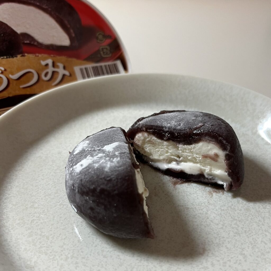 ロッテ あんづつみ 断面