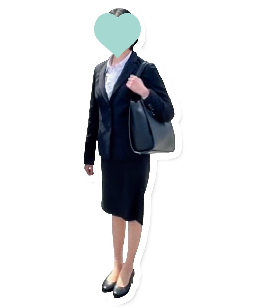 リアル入学式スーツコーデ1-1 2つボタンのジャケット