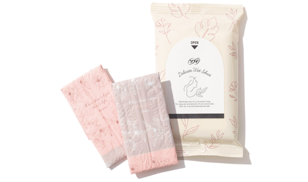 デリケートウェットシート・生理用ナプキン