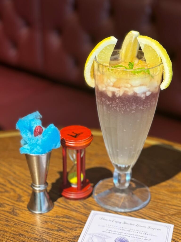 ハリポタとしまえんメニュー シャーベットソーダ