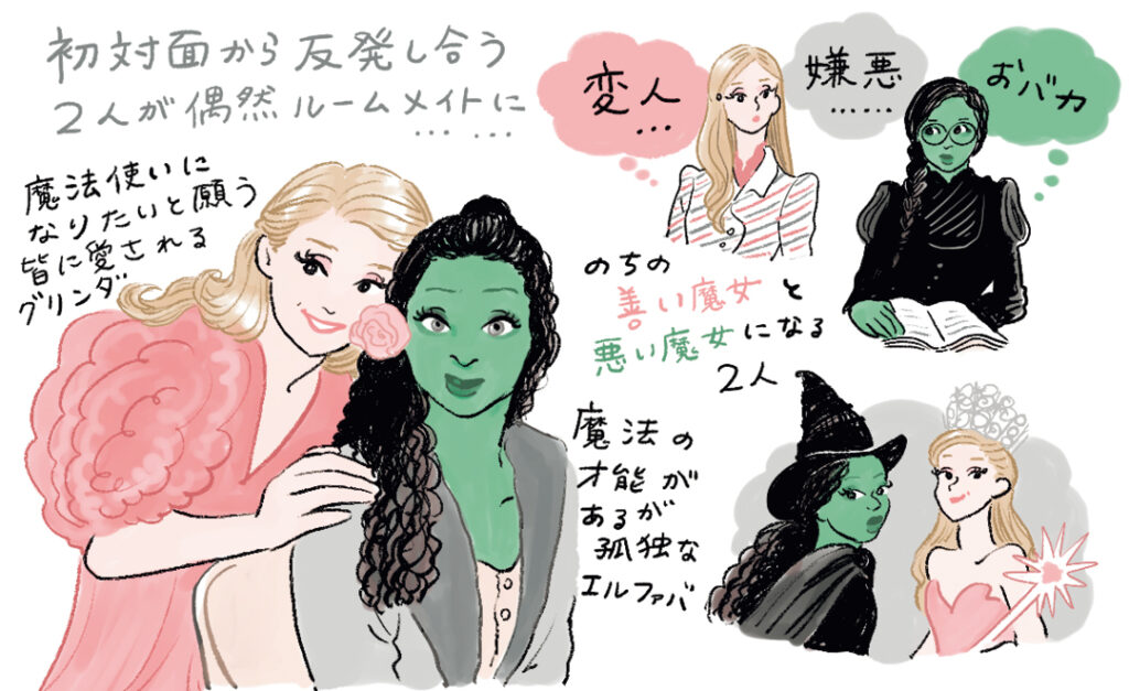 初対面の印象が最悪な女たち『ウィキッド ふたりの魔女』 