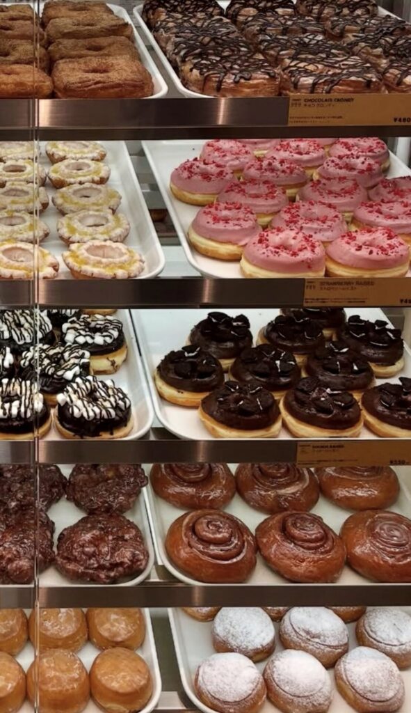 たくさんのドーナツ