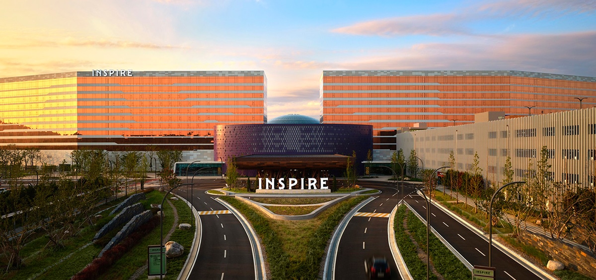 インスパイア・エンターテインメント・リゾートの外観