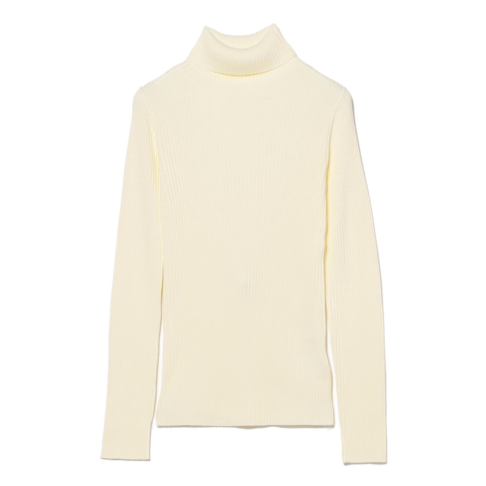 ホワイト・レイ ビームスのタートルニット