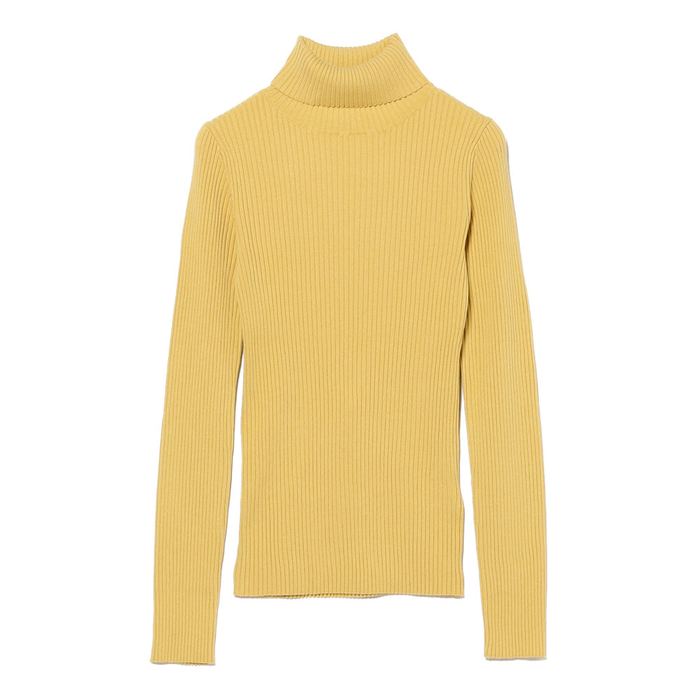 イエロー・レイ ビームスのタートルニット