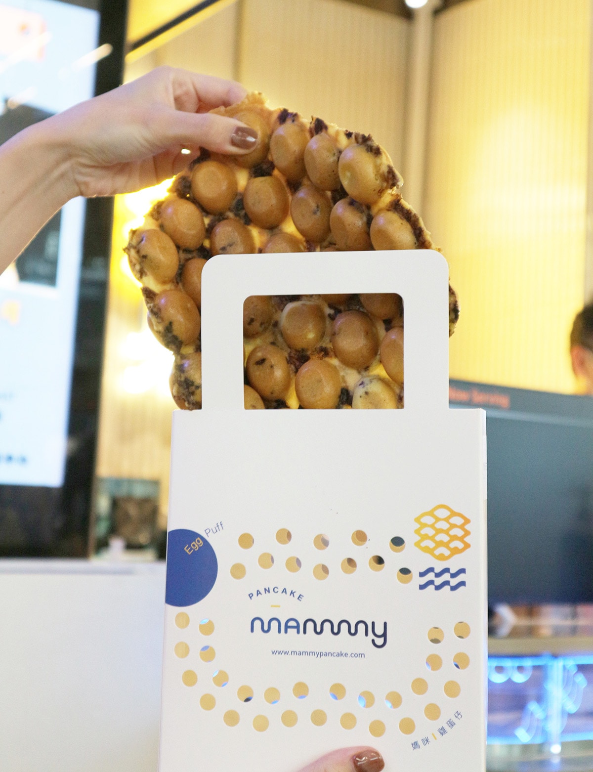 香港『Mammy Pancake』のエッグワッフル ガイダンジャイ