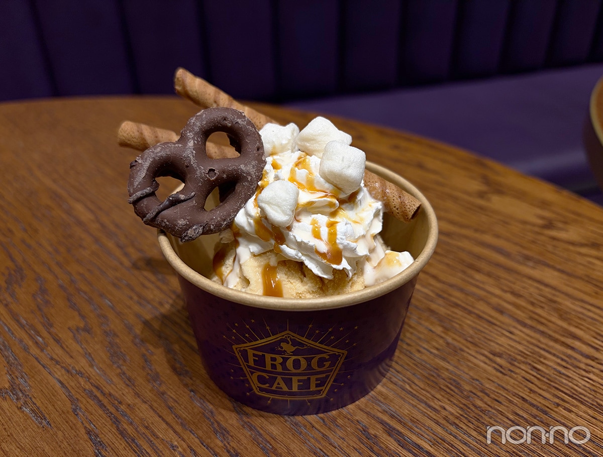 ハリポタおすすめグルメ　バタービールミニサンデー