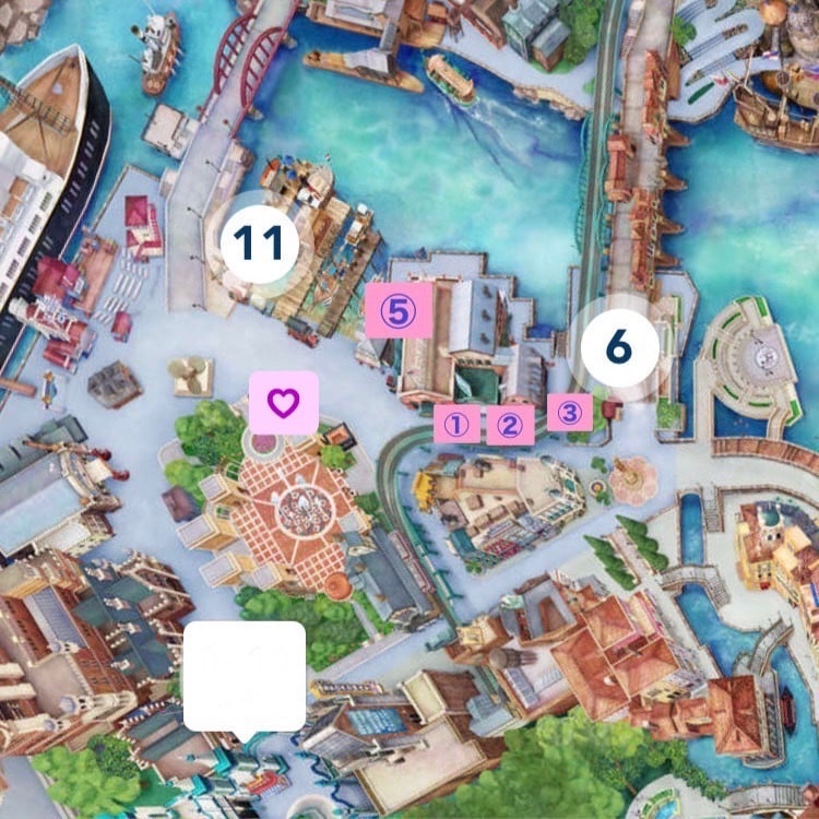 ディズニーシー地図
