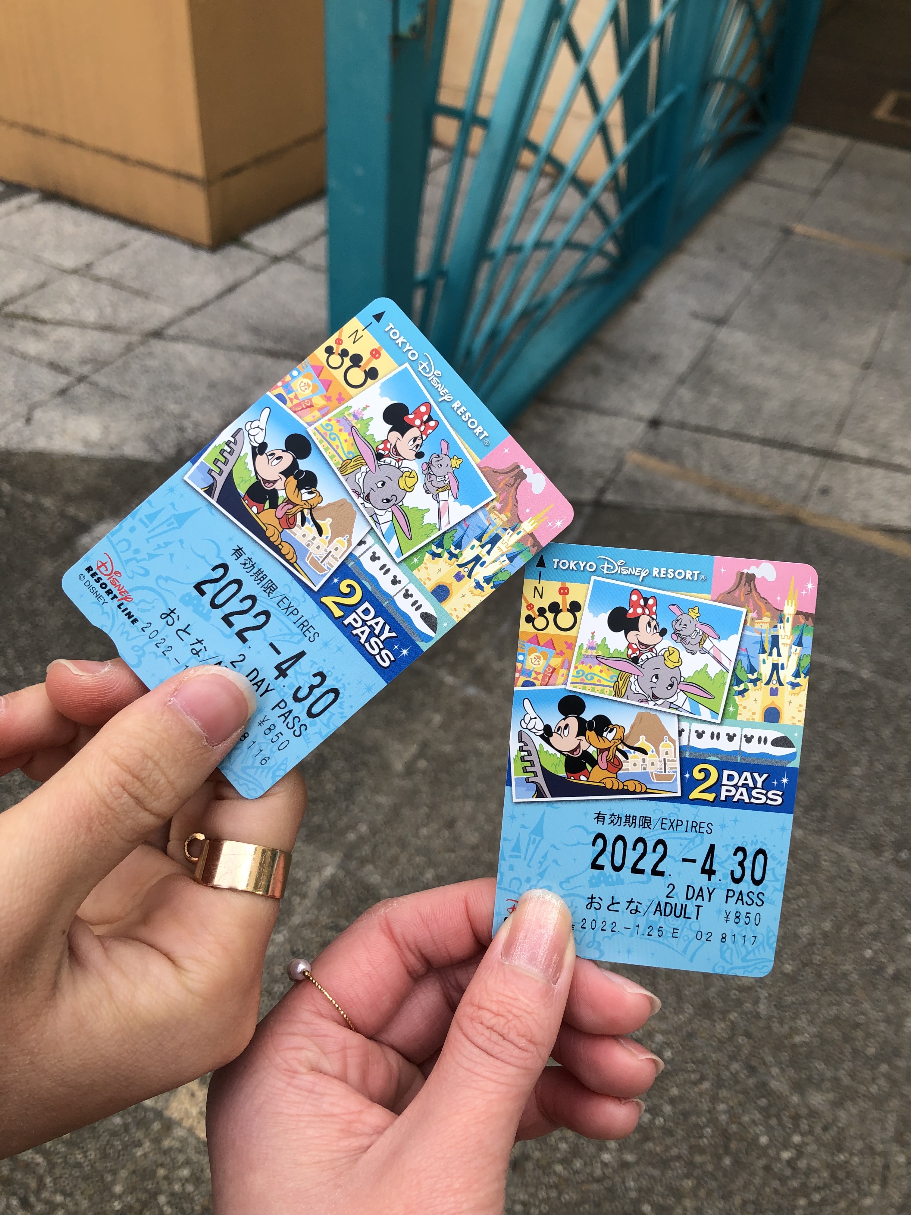 モノレール　チケット　ディズニー