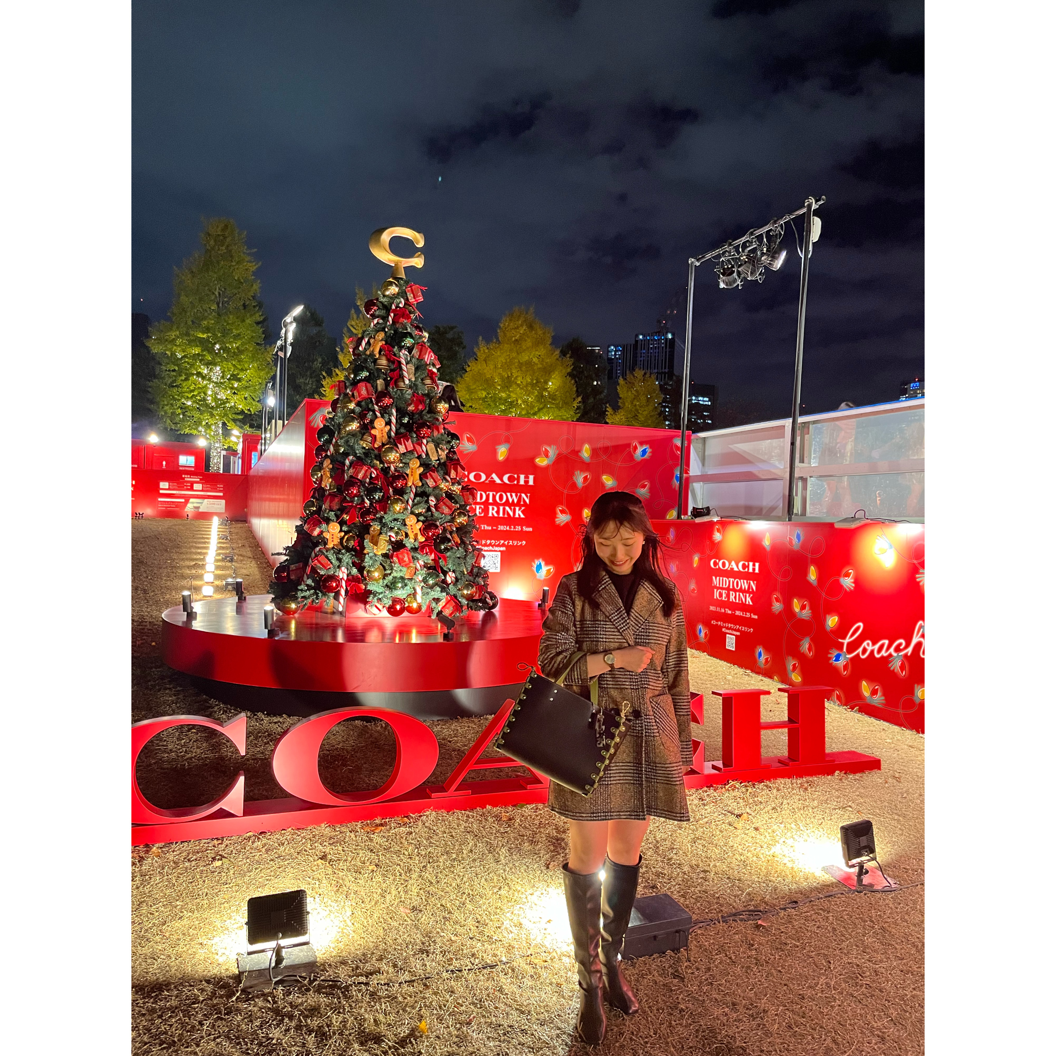 コート　全身　写真