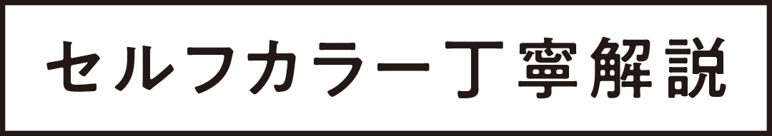 セルフカラー丁寧解説