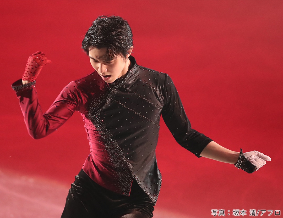 ファンタジーオンアイス2019で「マスカレイド」を演じた羽生結弦選手