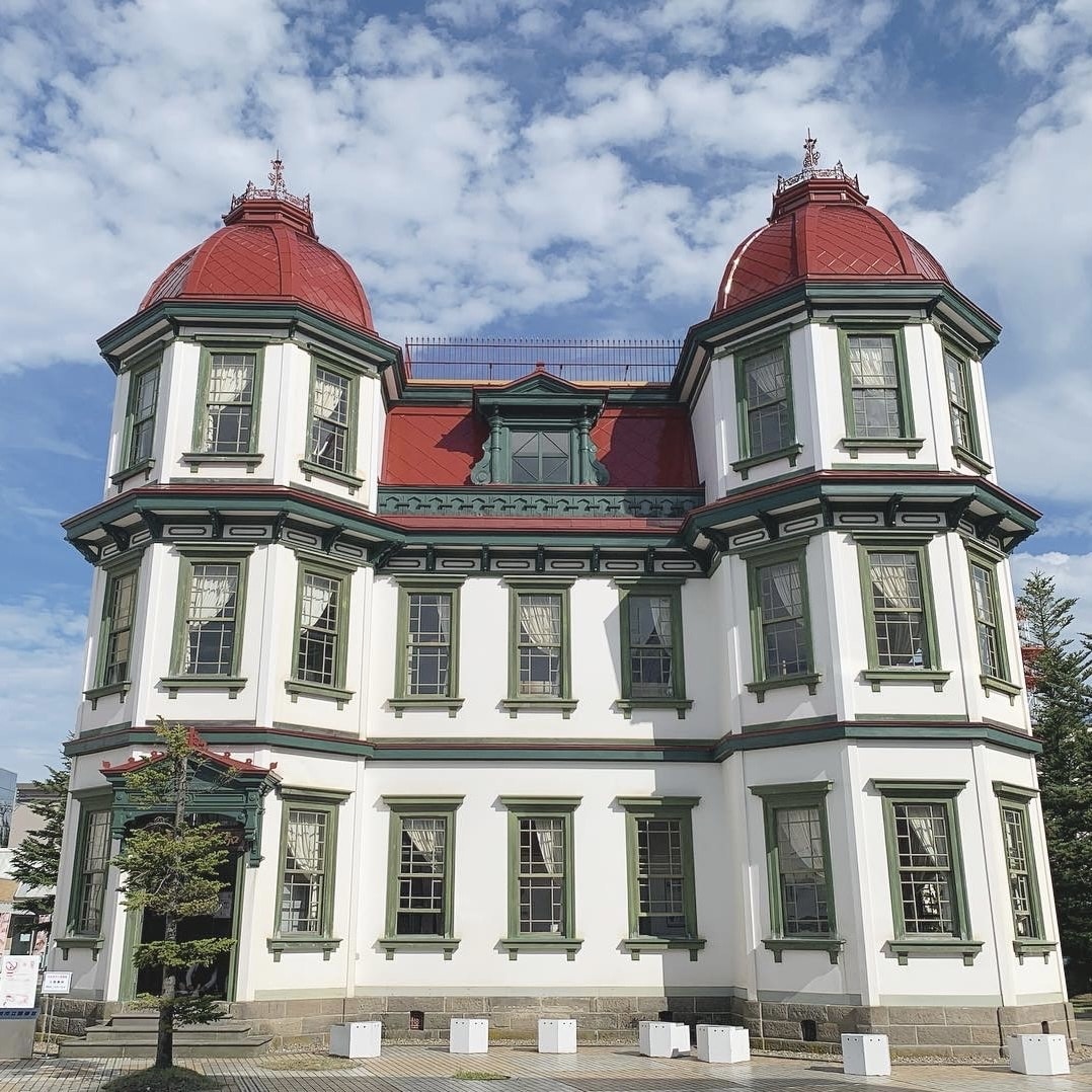 青森県弘前市　旧東奥義塾外人教師館　旧弘前市立図書館　ミニチュア