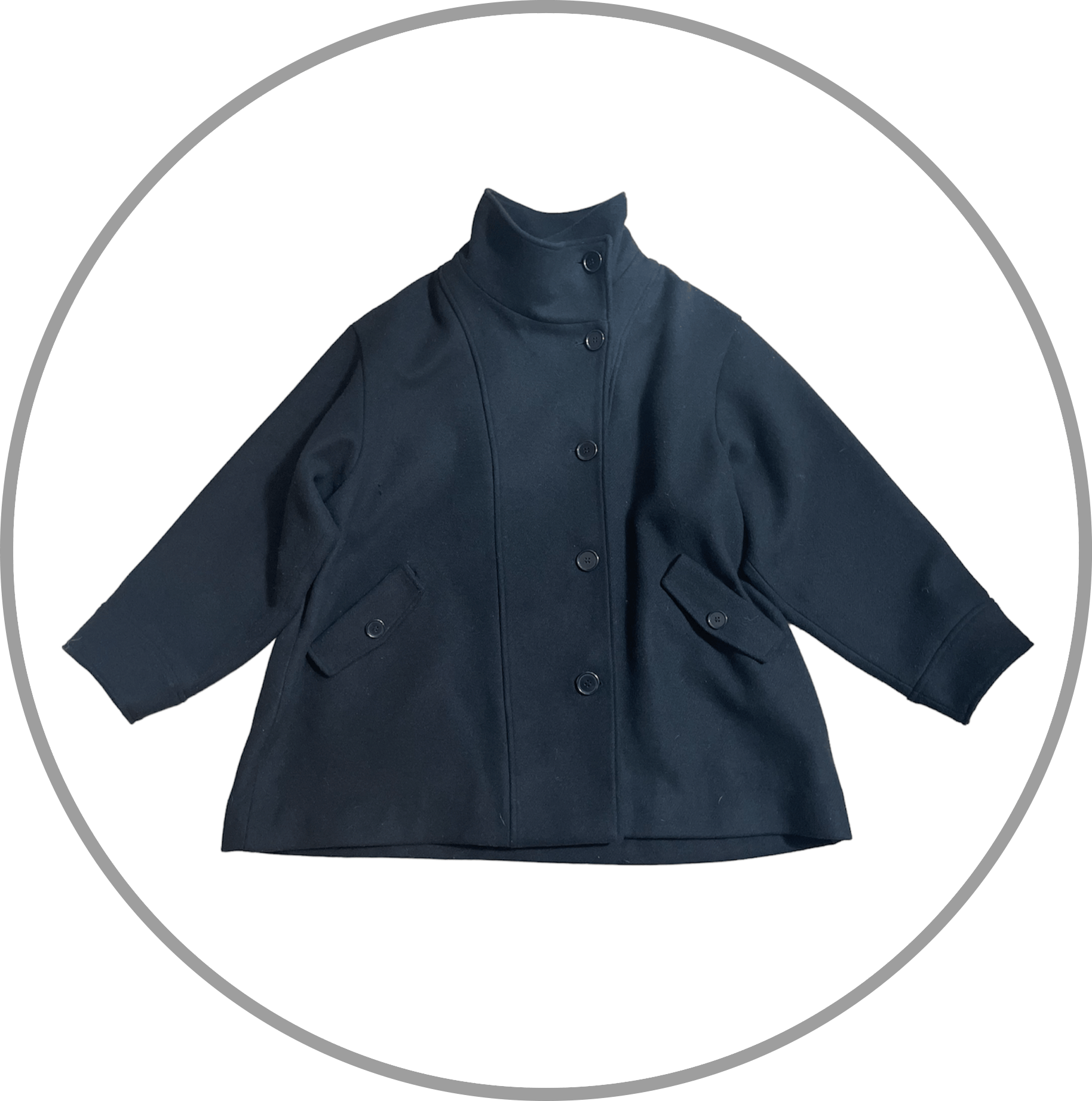 moussy(マウジー) STAND COLLAR MIDDLEコート(スタンドカラーミドルコート)