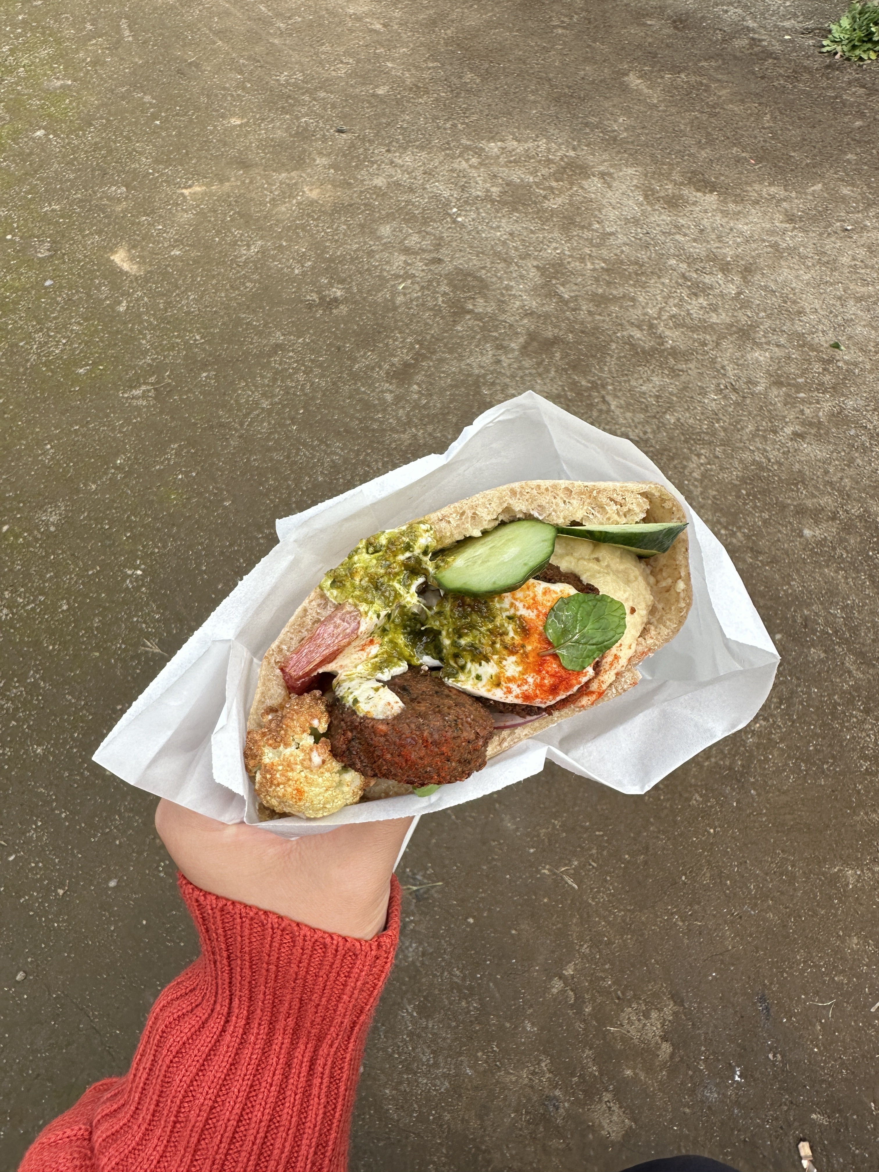 la pita de maison cinquantecinq　ファラフェルサンド