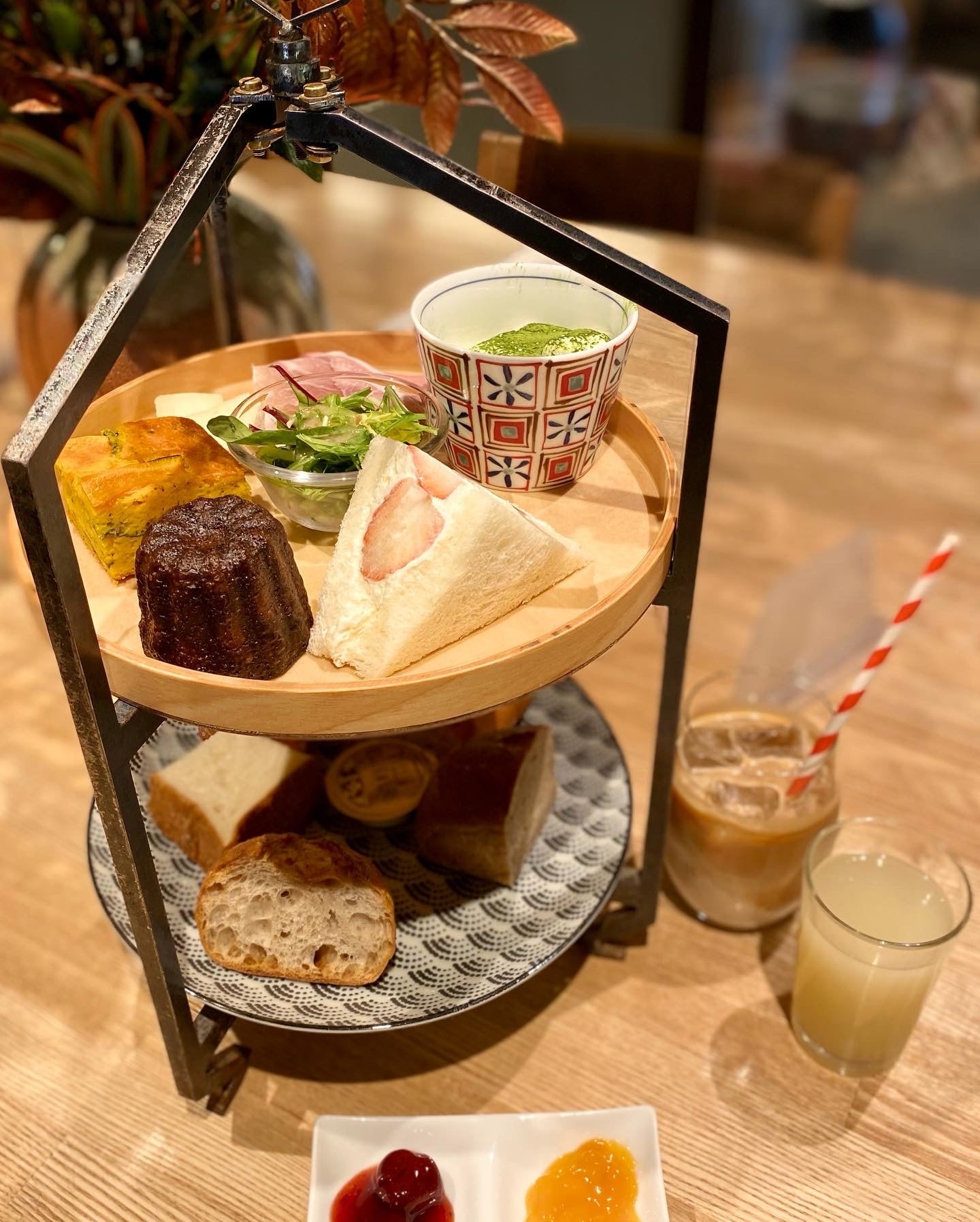 パンとエスプレッソと嵐山庭園　ブランティーセット