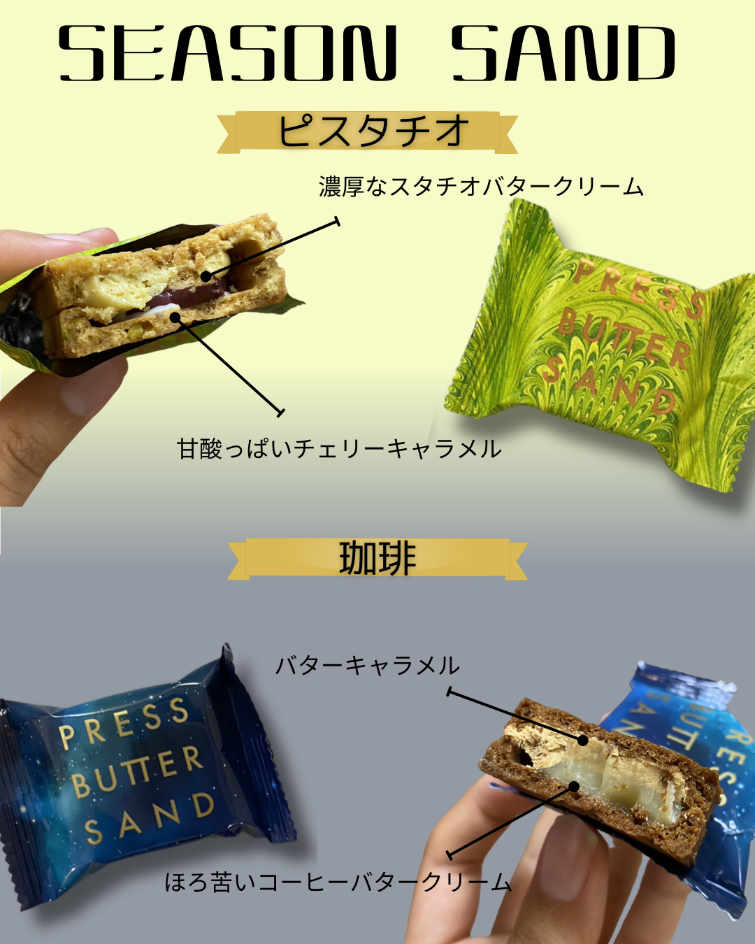 プレスバターサンド