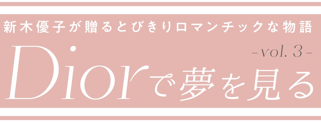 Diorで夢を見る