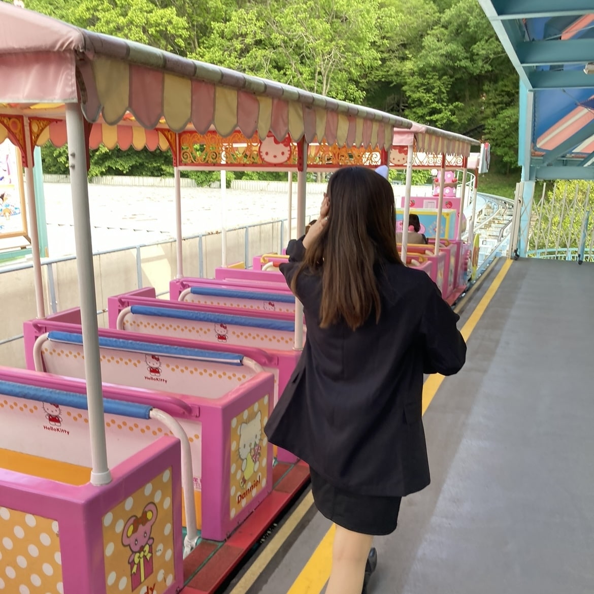 ハーモニーランド　ハーモニートレイン　SNS映え写真