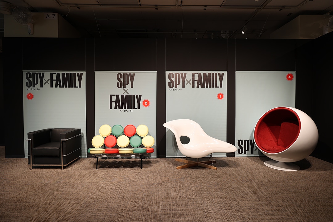 「SPY×FAMILY展」”なりきりショット”が撮影できるフォトスポット