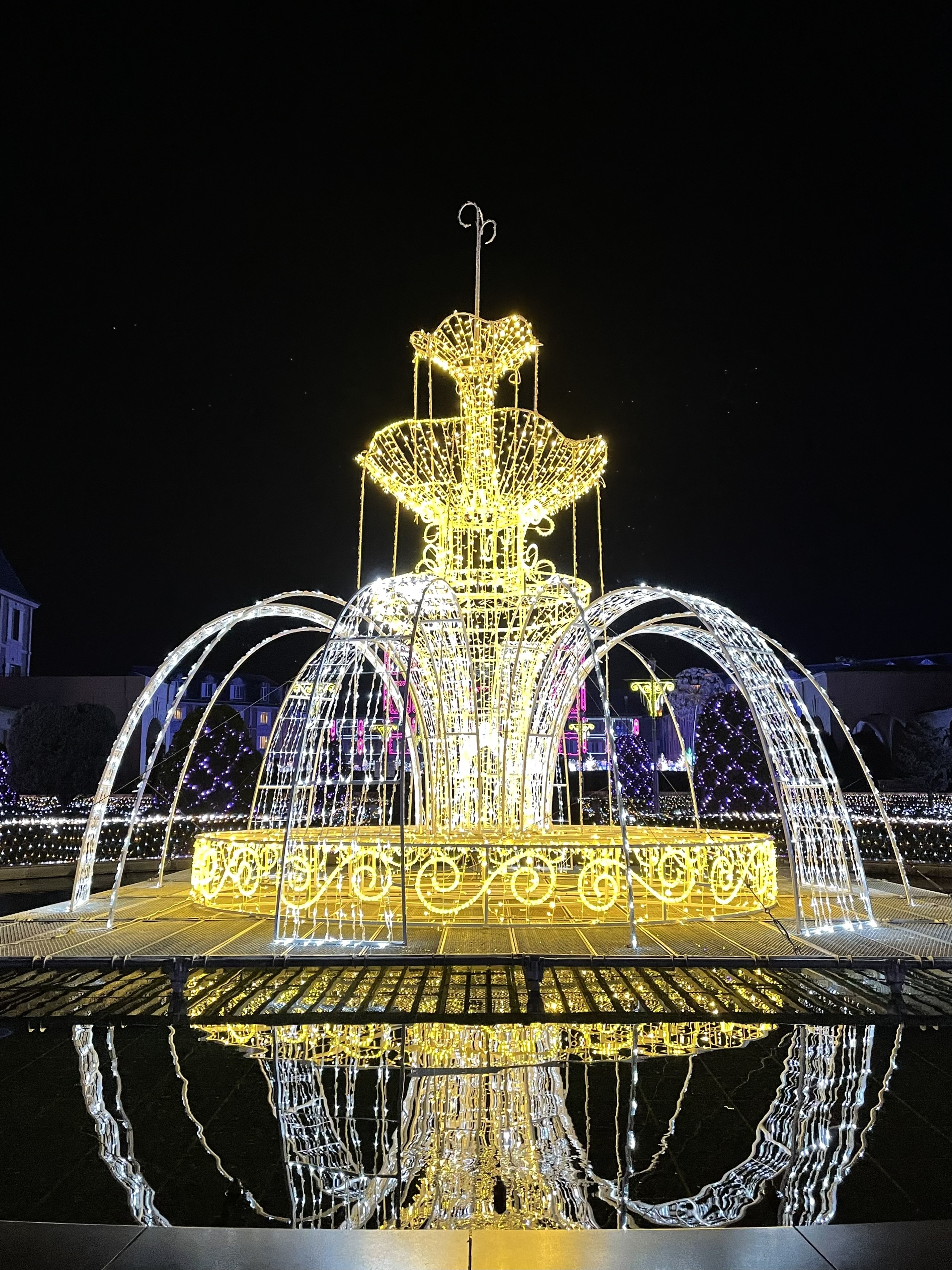 2022 神戸イルミナージュ　噴水