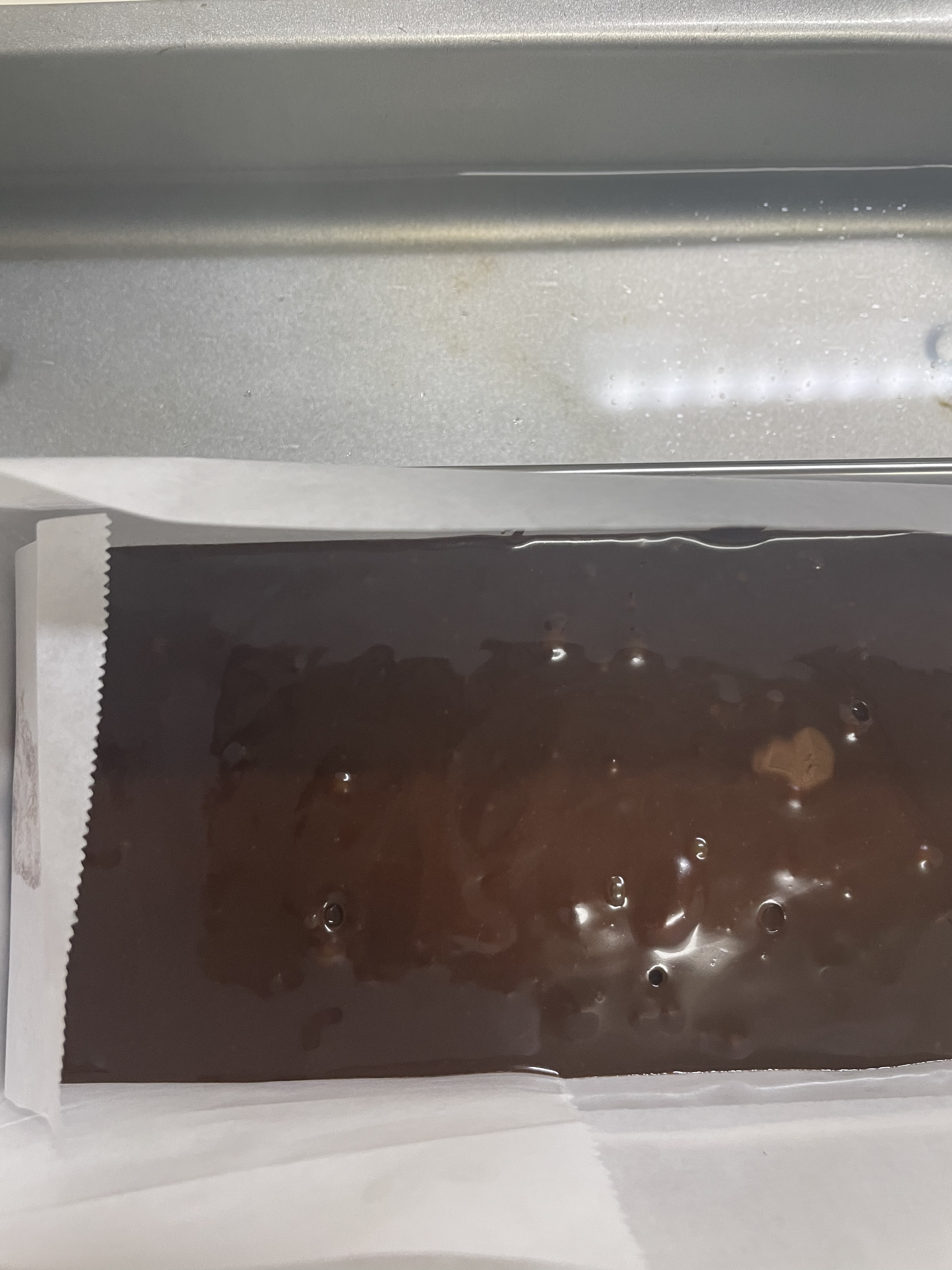 バットに湯を張ったもの