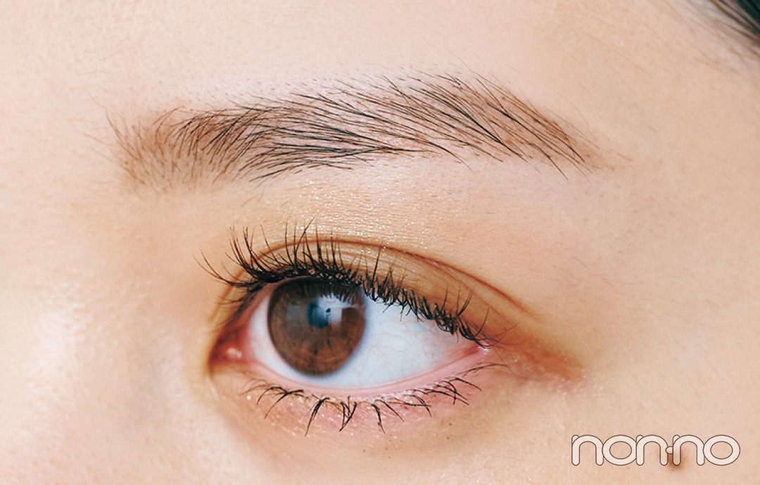 岡本夏美のニュアンス盛れる眉のつくりかたプロセスカット1-9