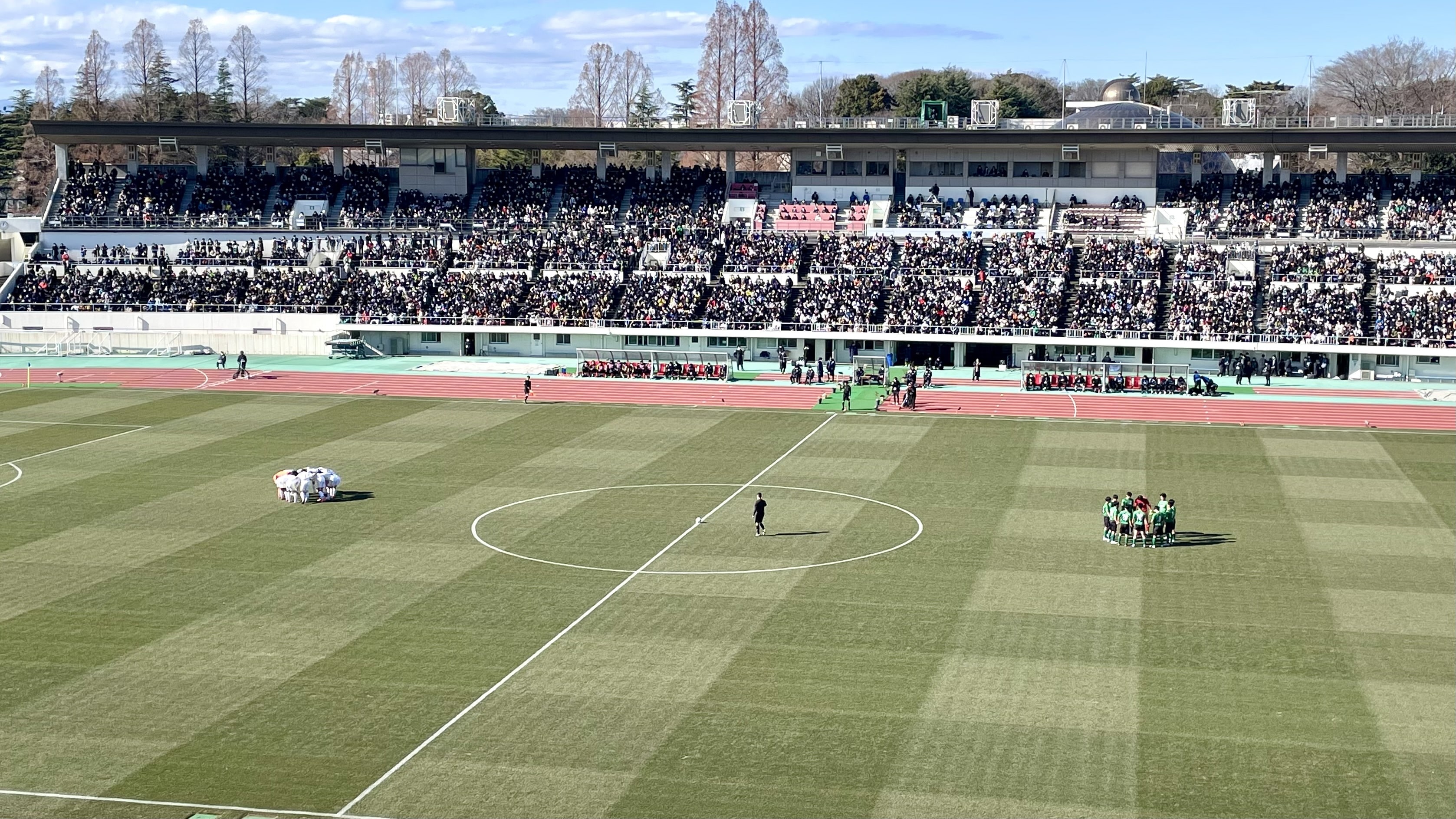 サッカー　昌平　前橋育英　円陣