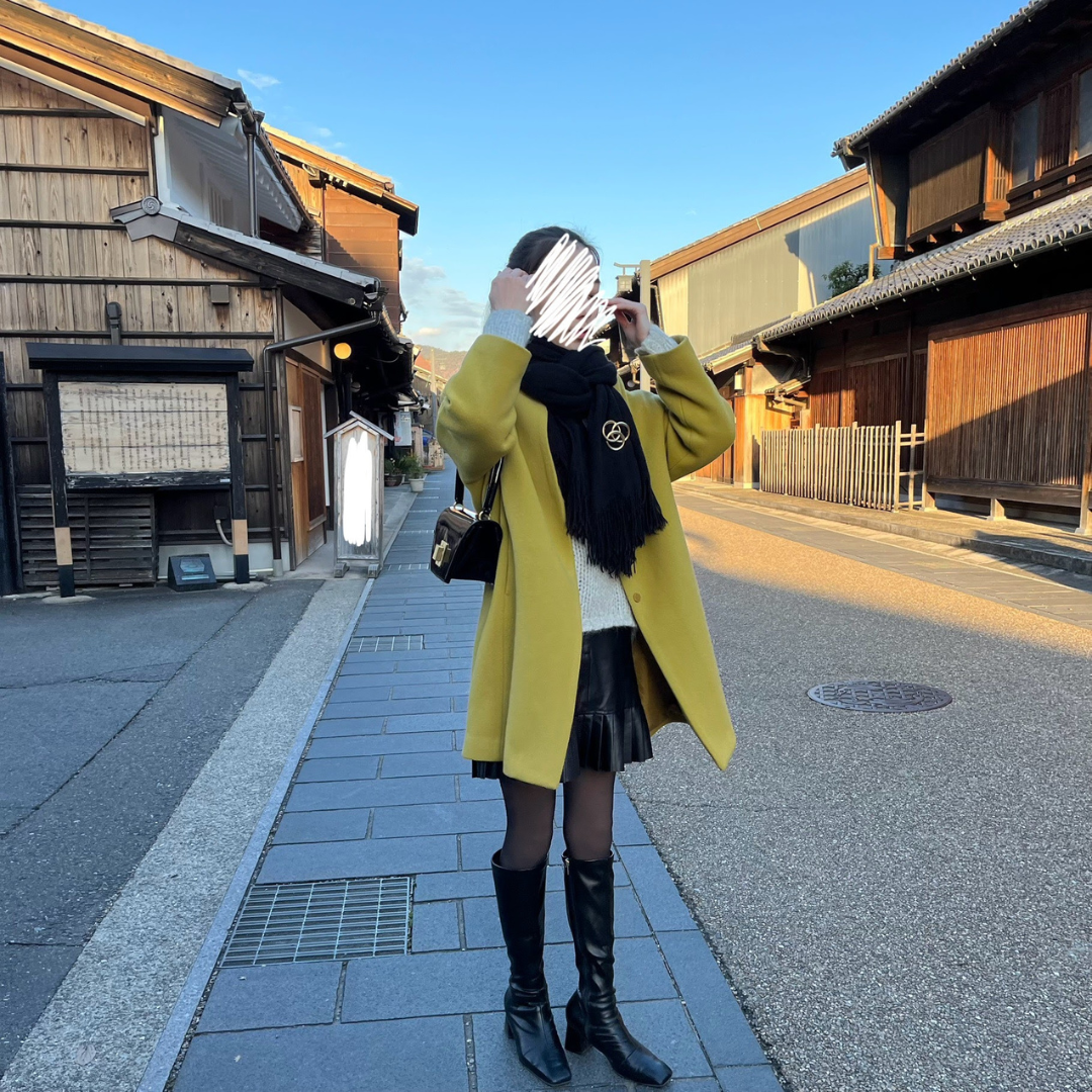 カラーコート　イエロー×ブラック