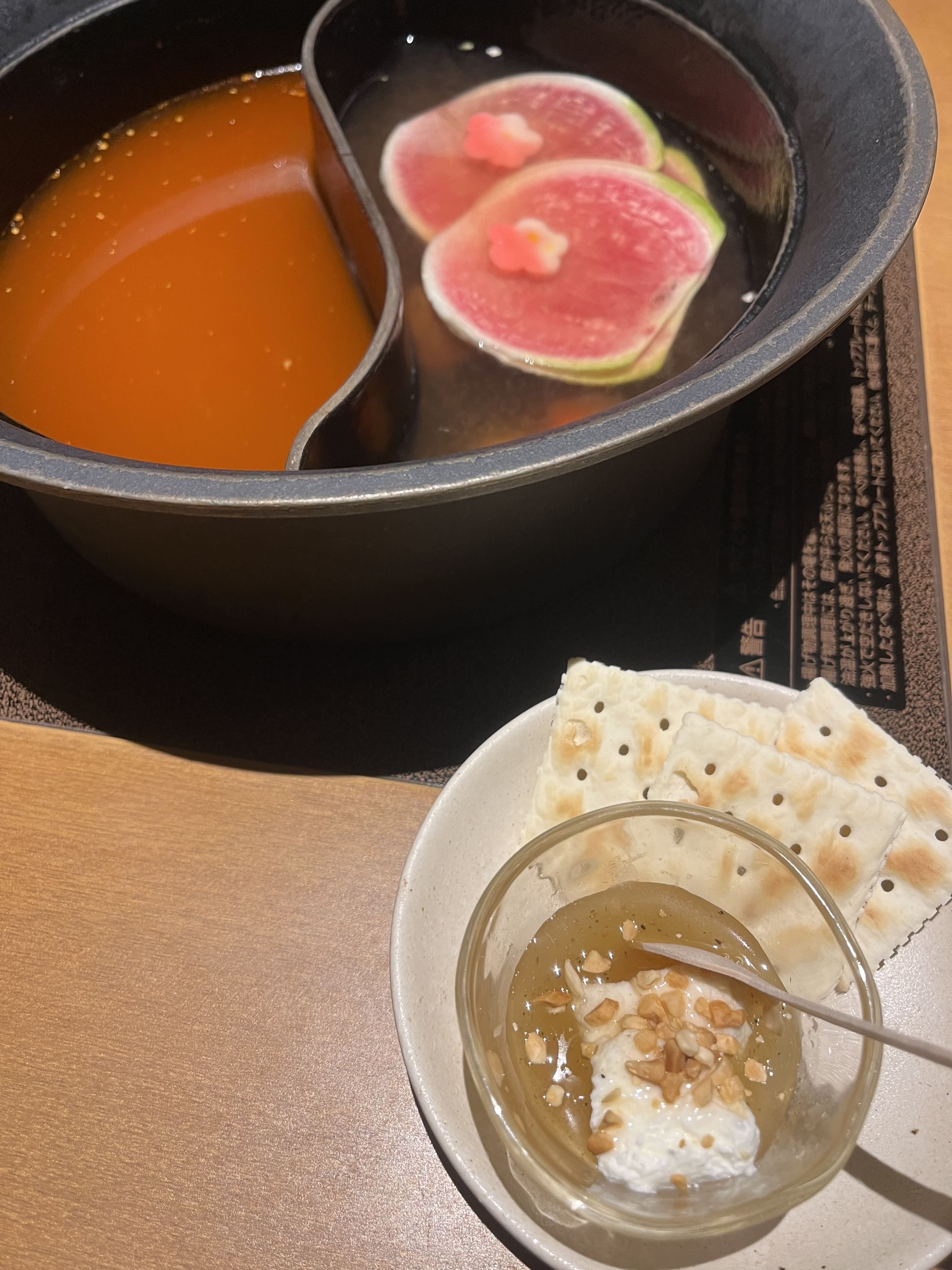 温野菜　梅しゃぶ