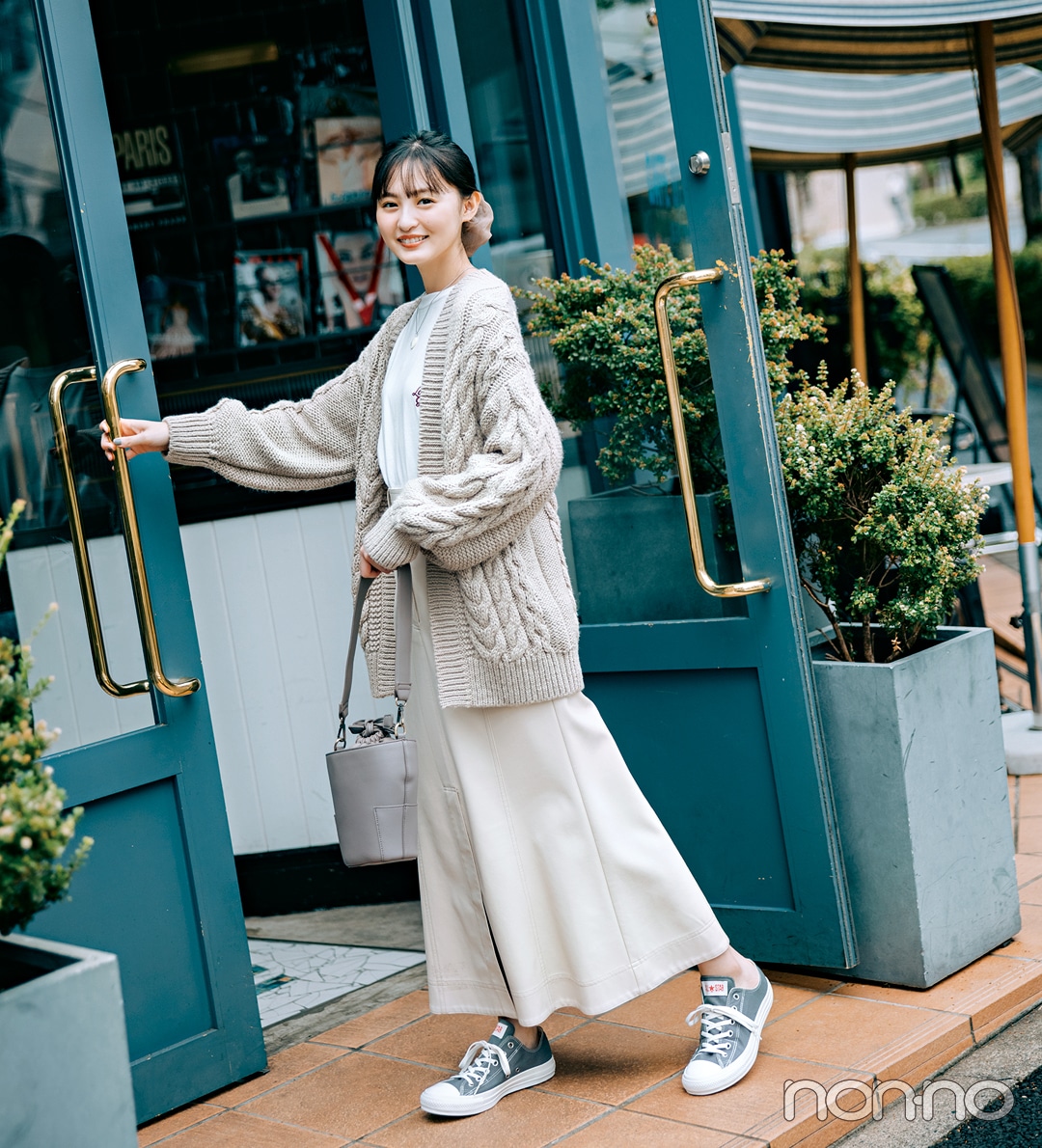 遠藤さくらの１女の秋の大学生コーデDay３