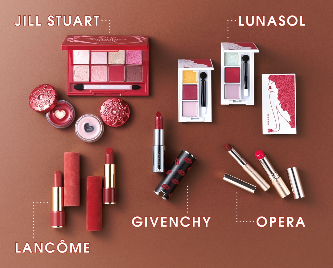 JILL STUART　LUNASOL　LANCÔME　GIVENCHY　OPERA