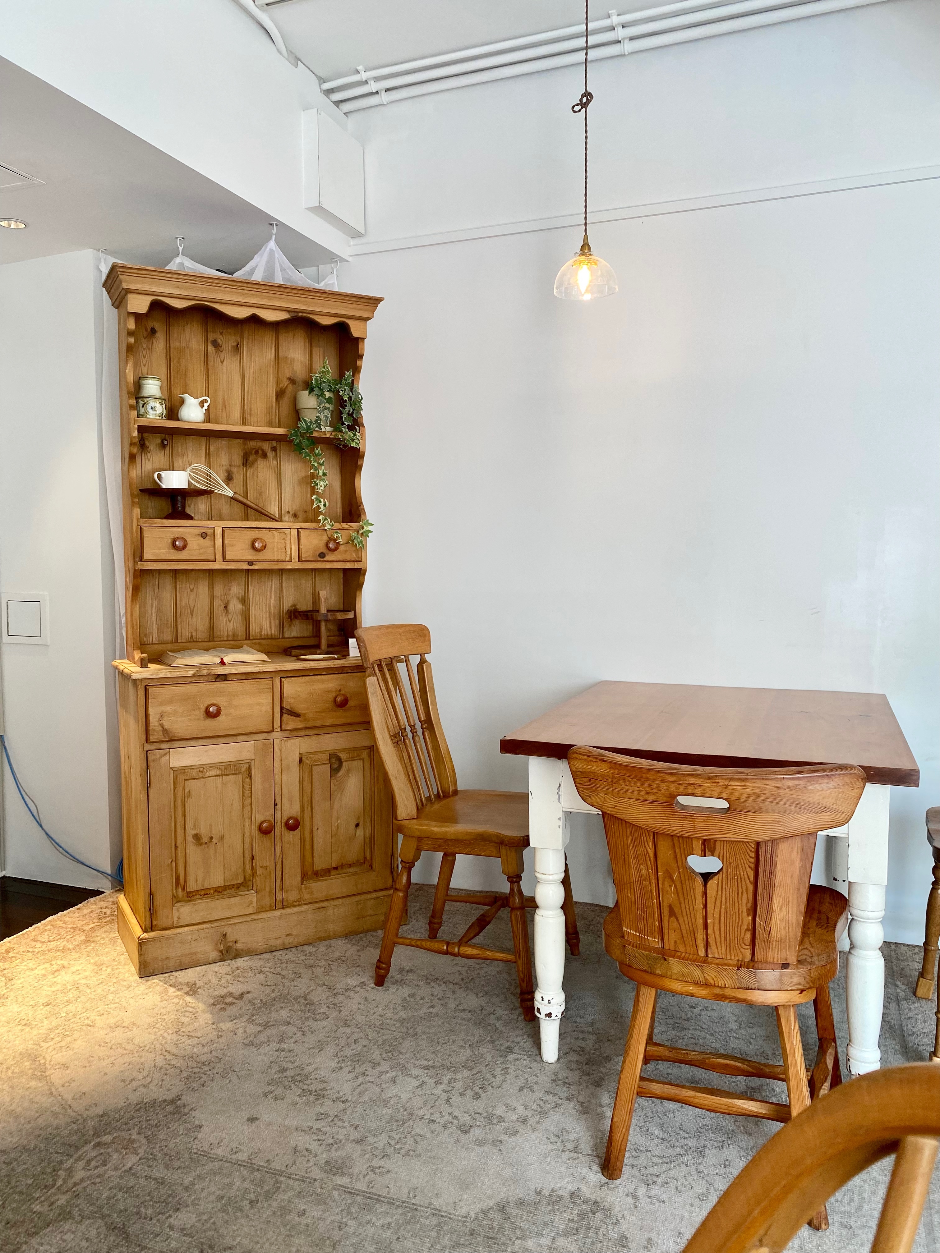 kyocafe chacha　アンティークな店内