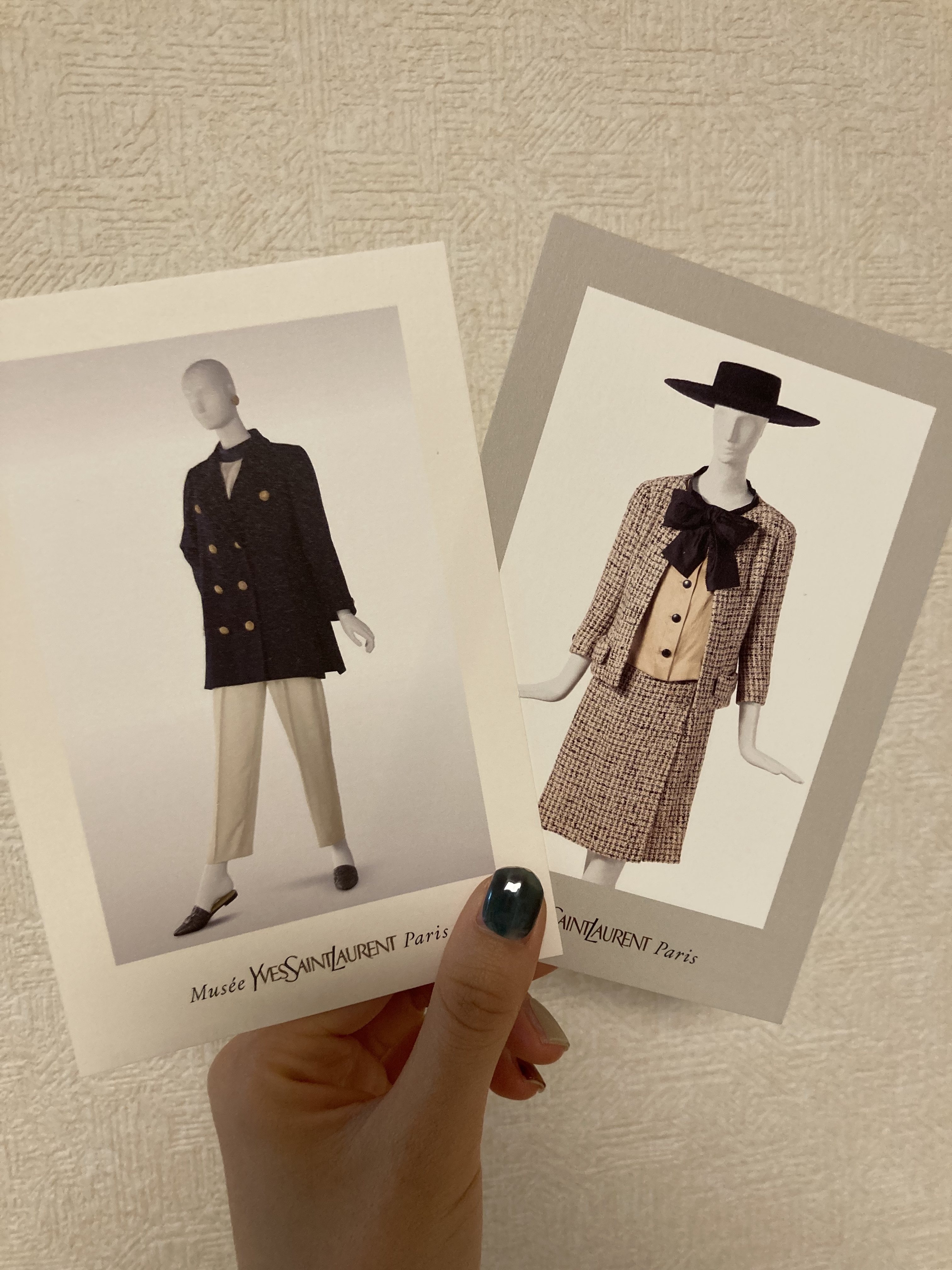 イヴ・サンローラン展　グッズ　ポストカード