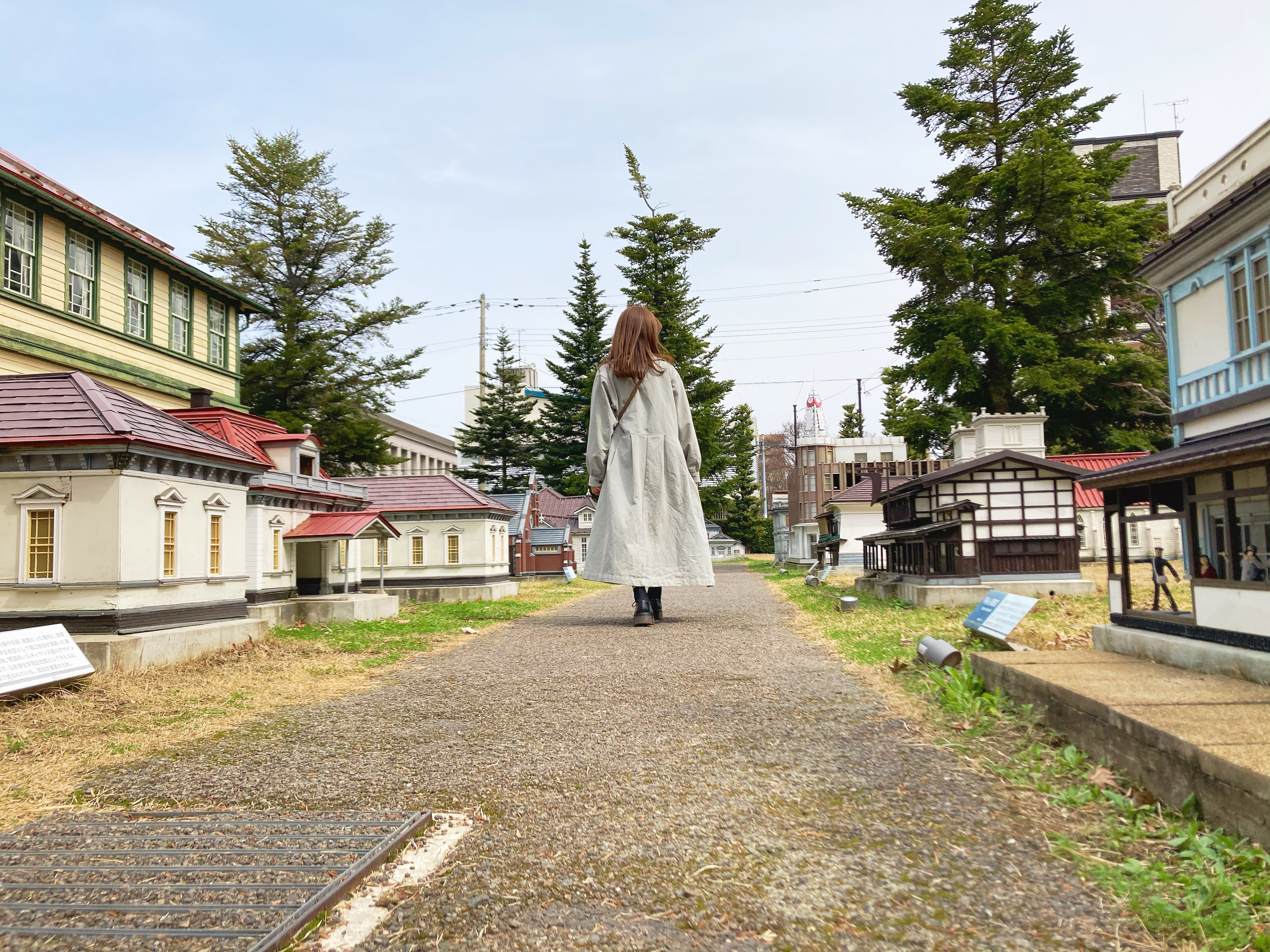 青森県弘前市　旧東奥義塾外人教師館　旧弘前市立図書館　ミニチュア