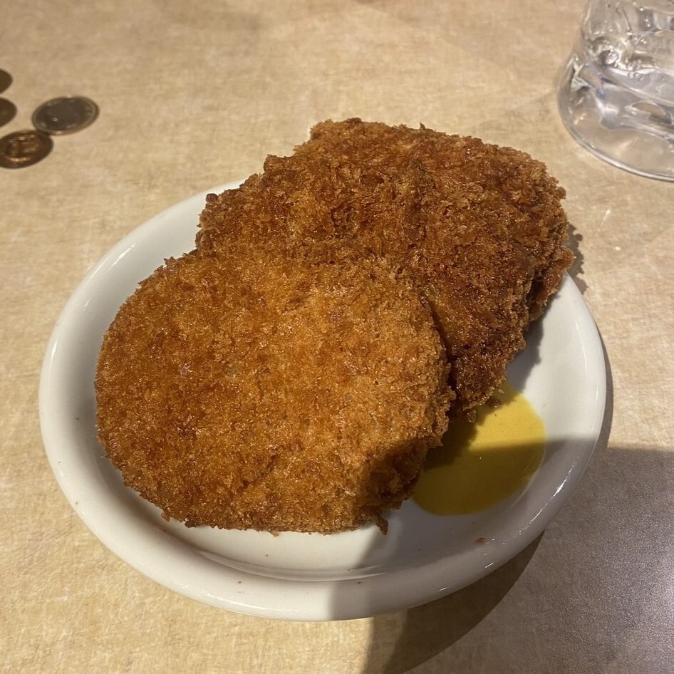 やみつきコロッケとやみつきメンチ＠肉の大山