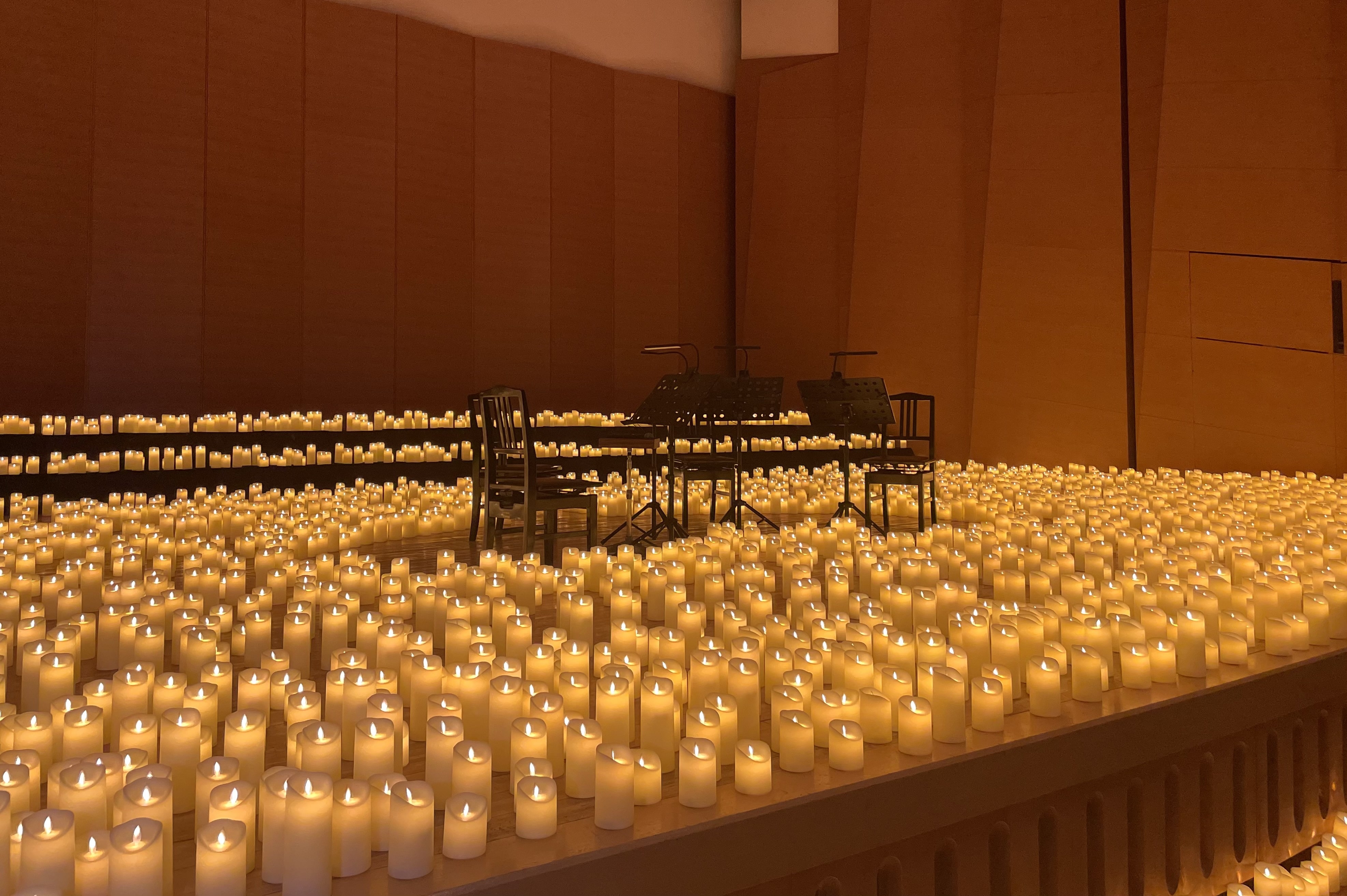 キャンドルライトコンサート 会場の様子