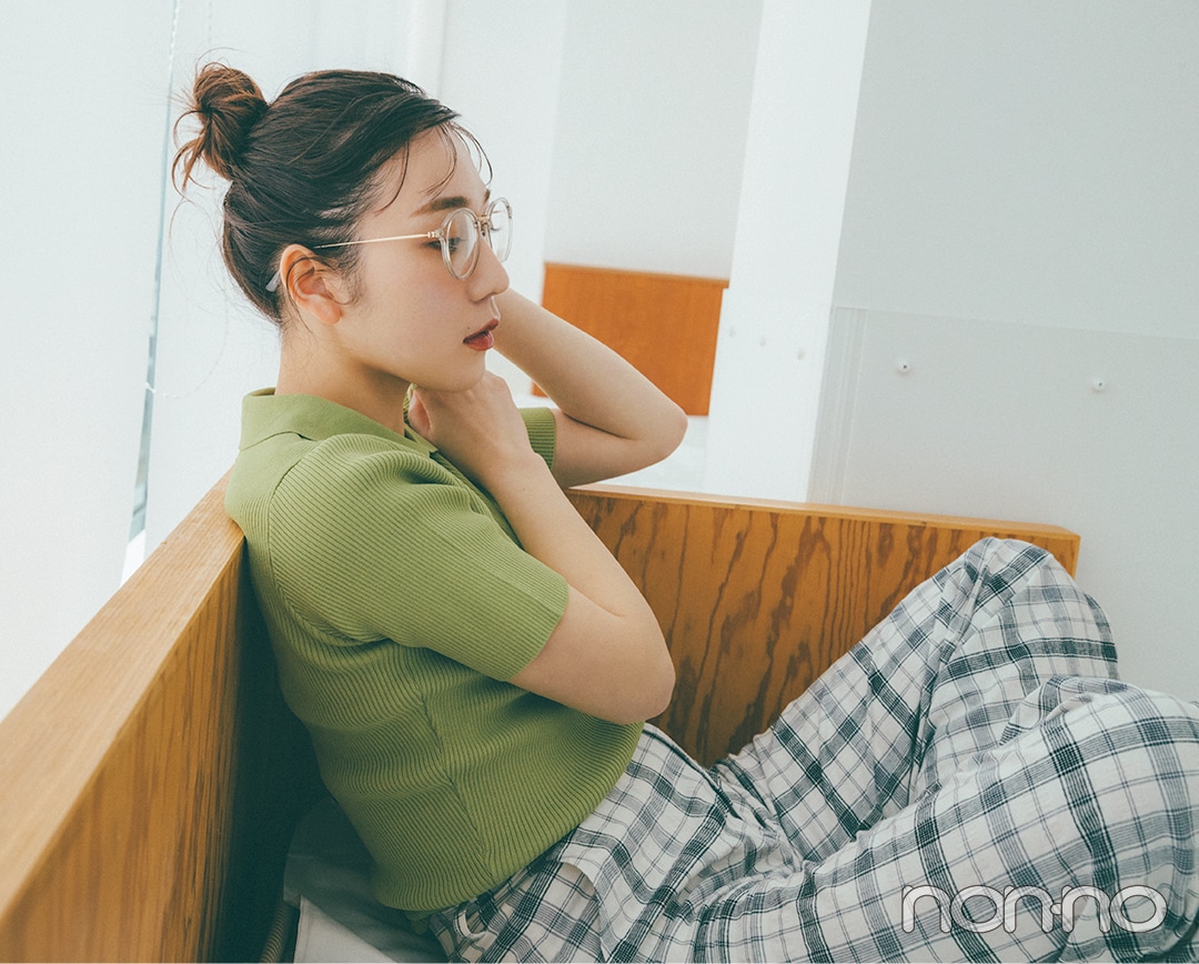 古川優香のおだんごヘアコーデ1