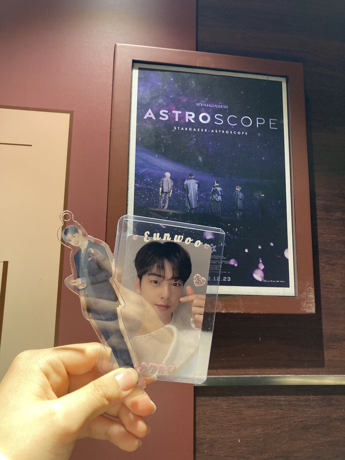 ASTROSCOPEの映画を見に行った際の写真です