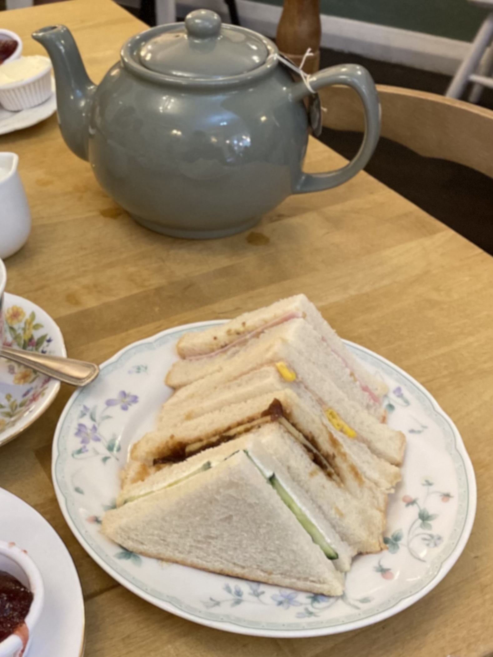 「The ENGLISH ROSE CAFE &TEA SHOP」のサンドウィッチ