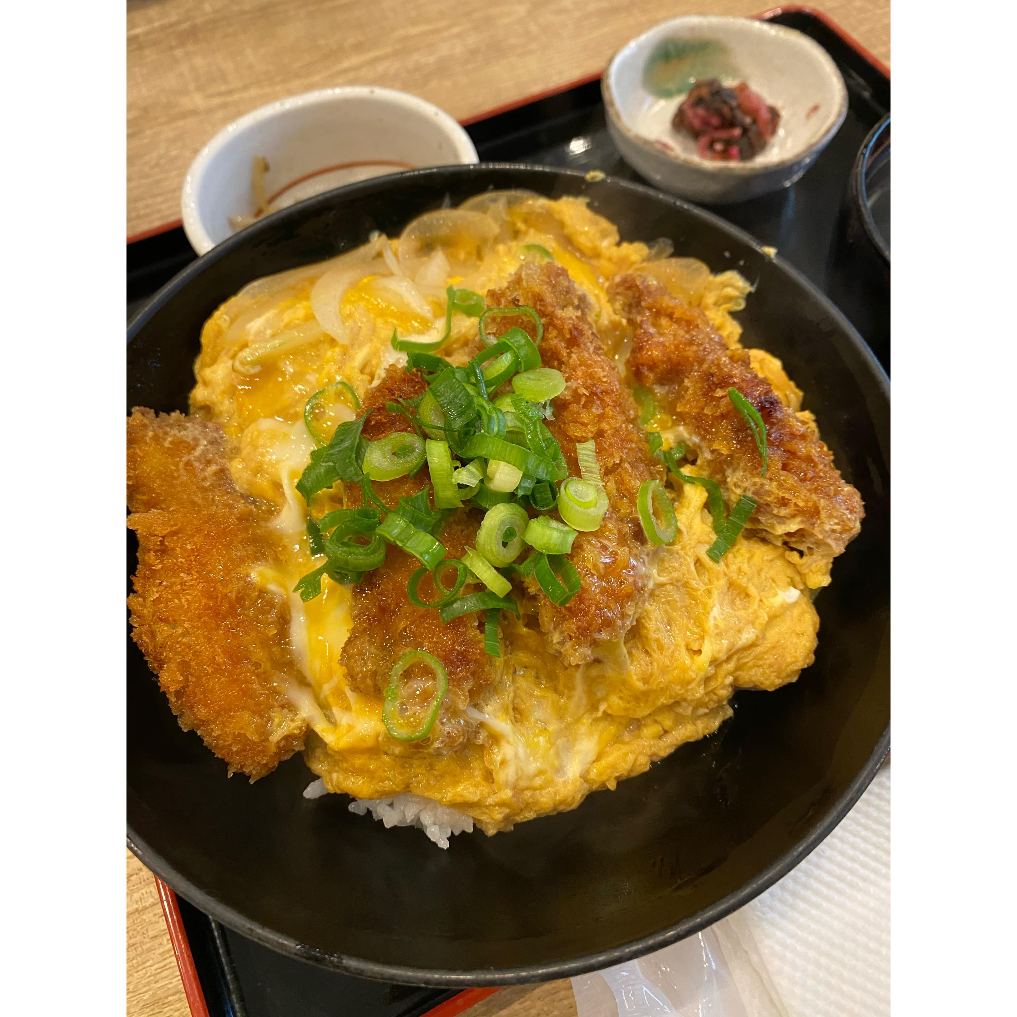 かき親子丼　宮島　グルメ