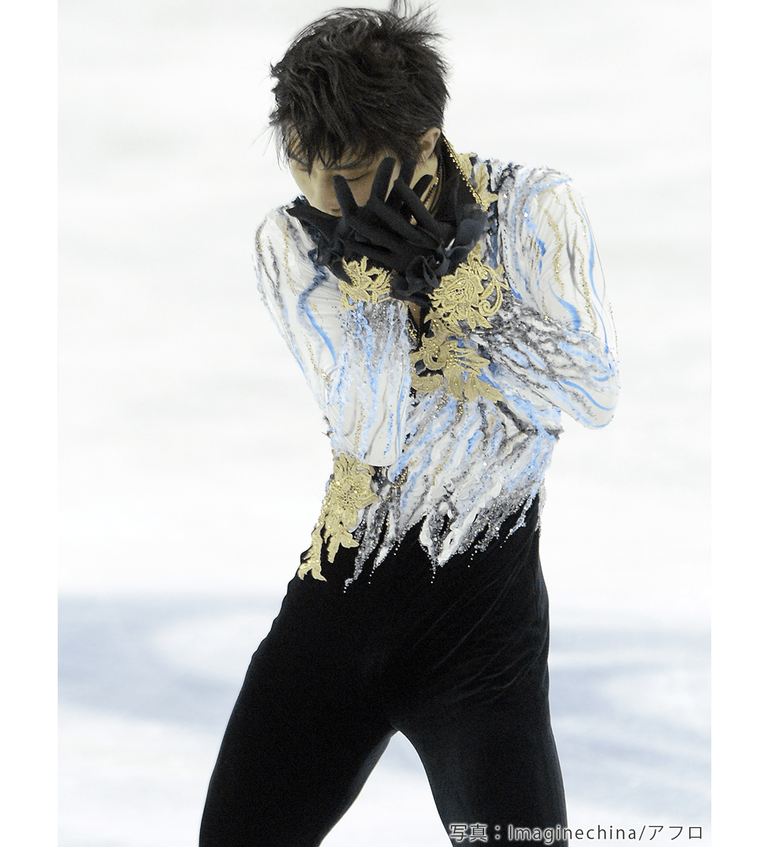 2015年世界フィギュアスケート選手権「オペラ座の怪人」を演技する羽生結弦選手