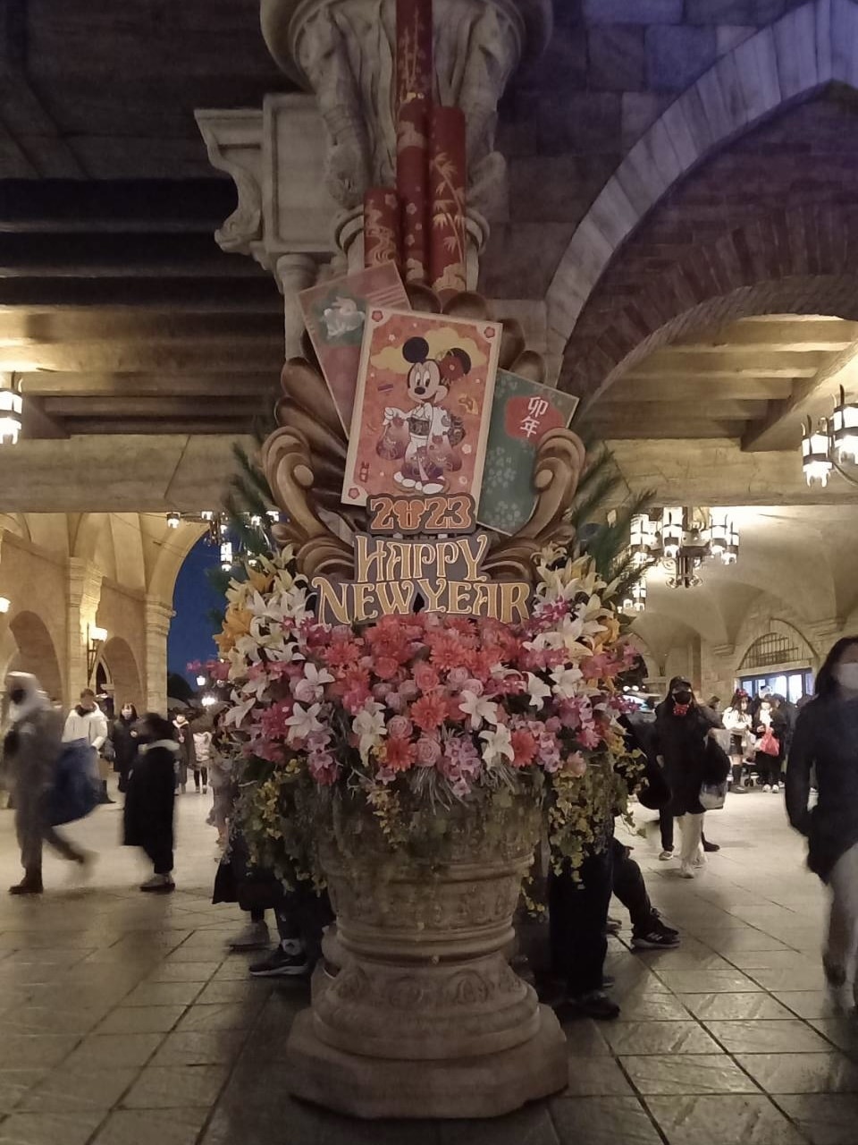 正月ディズニー　ディズニーシー